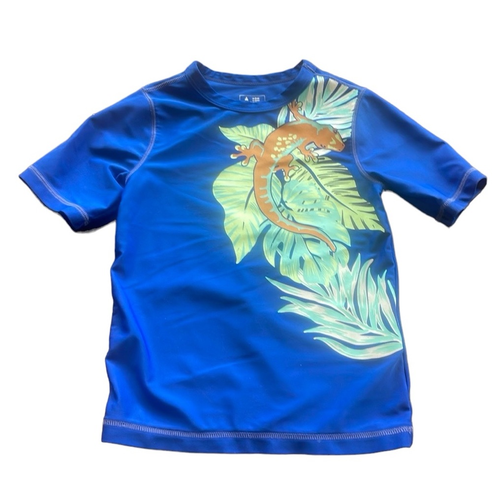 Boys Swim Shirt Rash Guard T Shirt Size 4 Year